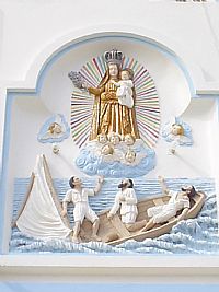 Detalhe da frente da Igreja